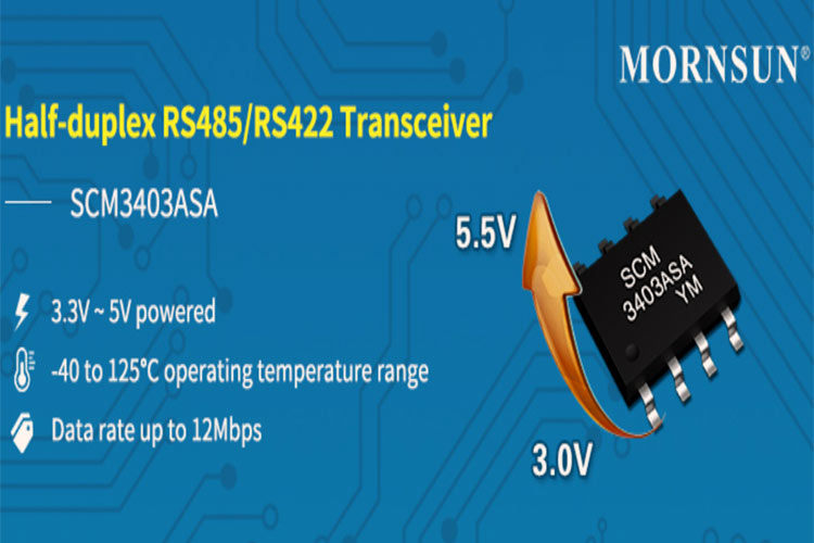 SCM3403ASA-收发器IC-宽功率范围，低成本半双工RS485 / RS422