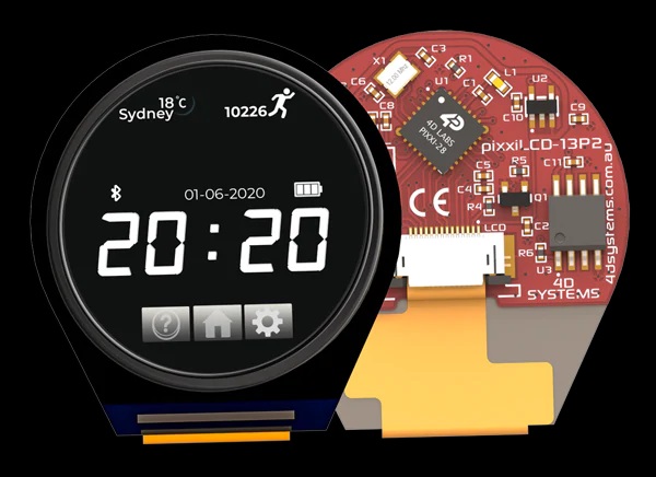 4D Systems pixxiLCD智能显示模块