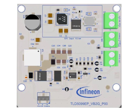 Infineon Technologies TLD5099EP_VB2G电压模式评估板