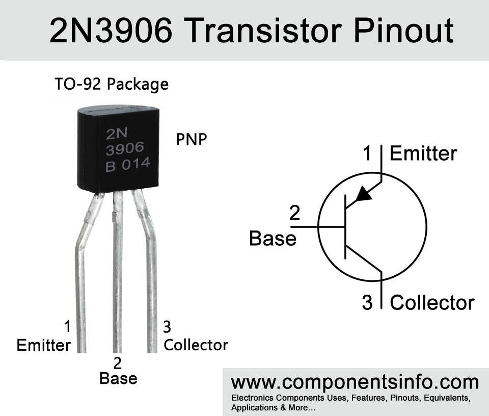 2N3906是一种广泛使用的PNP晶体管_技术参数_引脚配置_应用范围