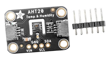 Adafruit AHT20温湿度传感器，可在-40°C至85°C的温度范围内工作