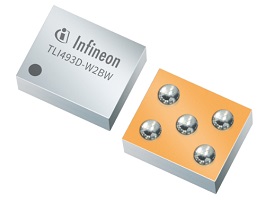 Infineon Technologies TLI493D-W2BW低功耗3D霍尔传感器