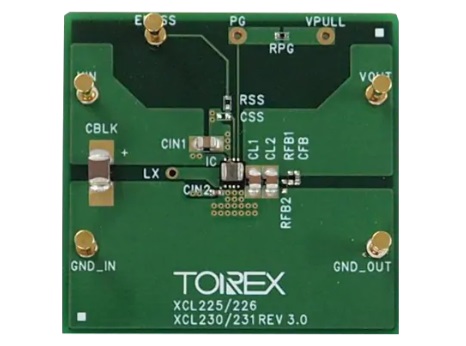 Torex Semiconductor XCL231评估板