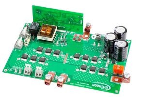 英飞凌DEMO_850W_12VDC_230VAC低频变压器，用于小型办公室或家庭办公室的解决方案