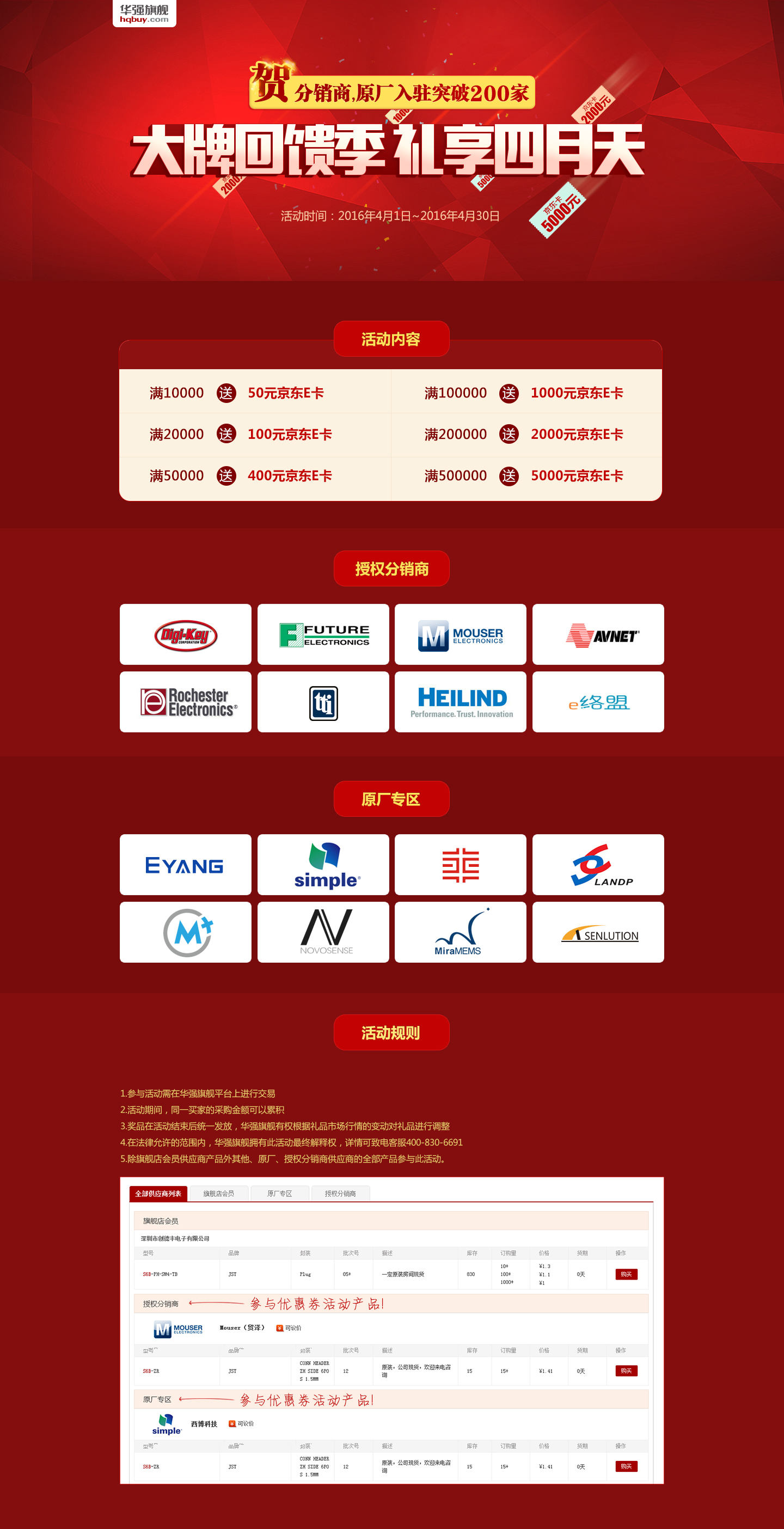 大牌回馈季，礼享四月天